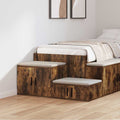 Aufbewahrungsschrank 2 pcs Geräucherte Eiche 127 x 41 x 40 cm