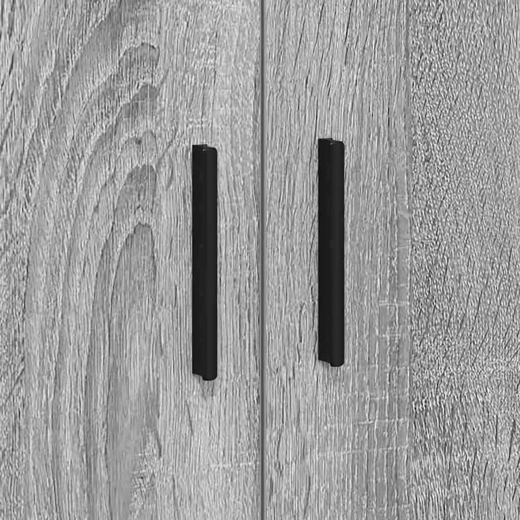 Aufbewahrungsschrank 2 pcs Graues Sonoma 127 x 41 x 40 cm