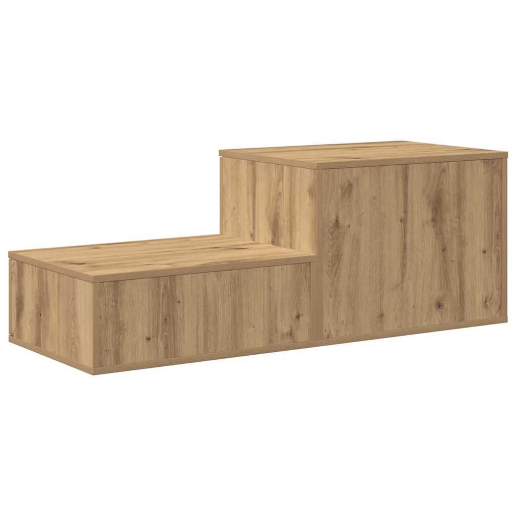 Aufbewahrungsschrank 2 pcs Artisan-Eiche 127 x 41 x 40 cm