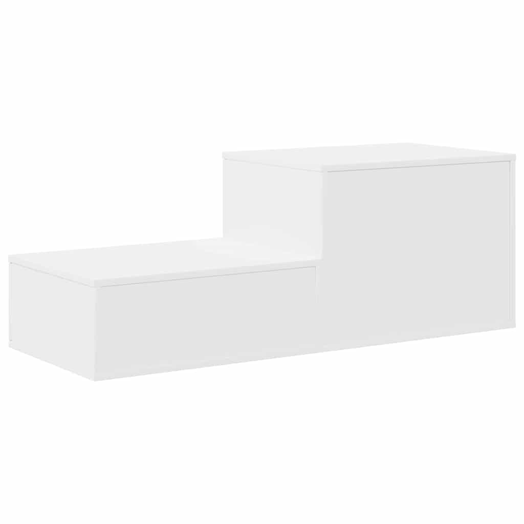 Aufbewahrungsschrank 2 pcs Weiß 118 x 41 x 40 cm Holzwerkstoff