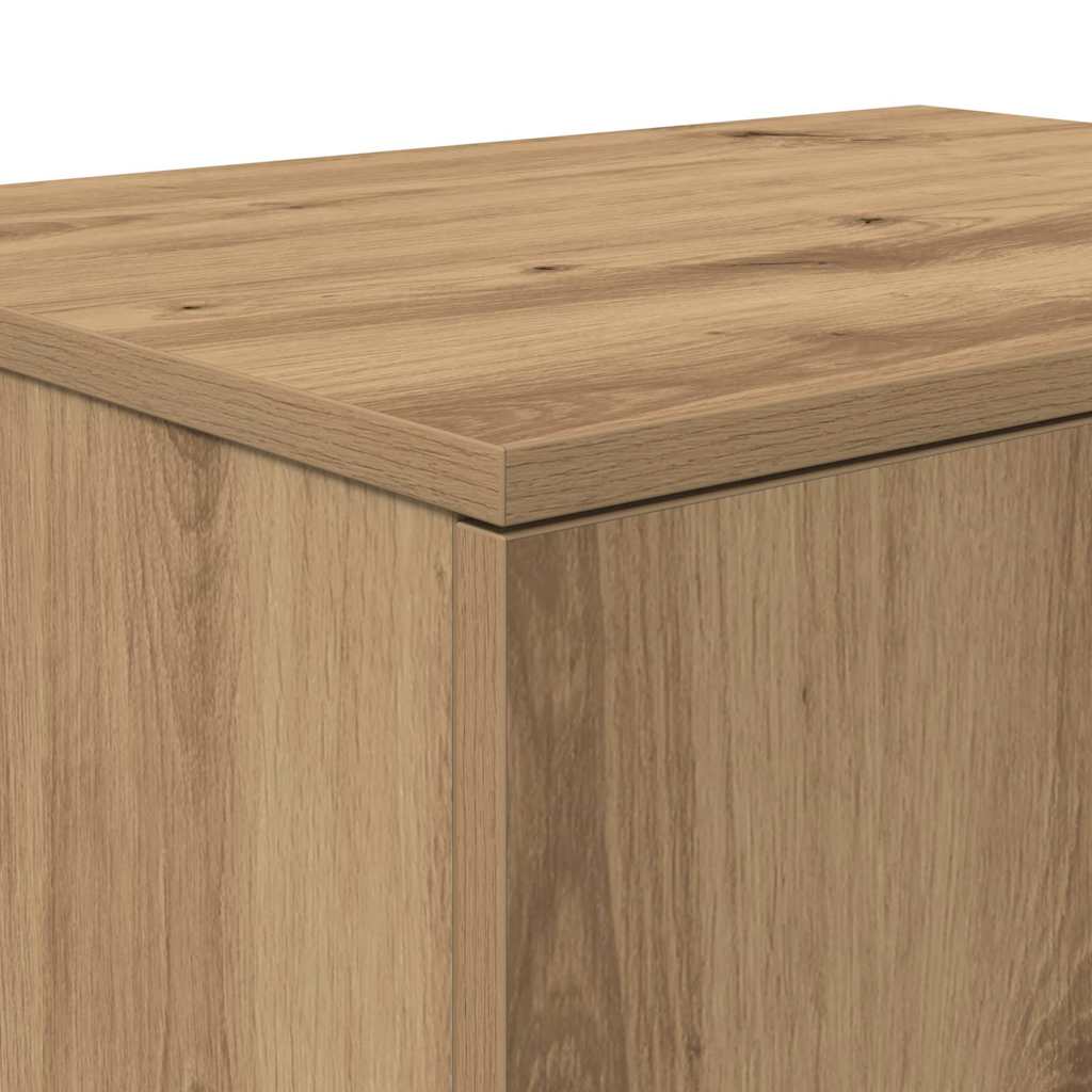 Aufbewahrungsschrank 2 pcs Artisan-Eiche 108 x 41 x 40 cm