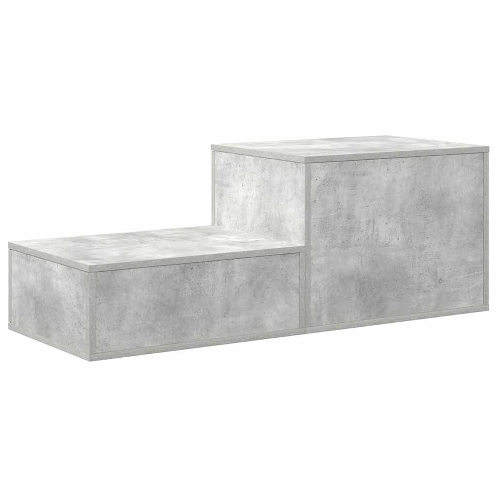 Aufbewahrungsschrank 2 pcs Beton Grau 103 x 41 x 40 cm