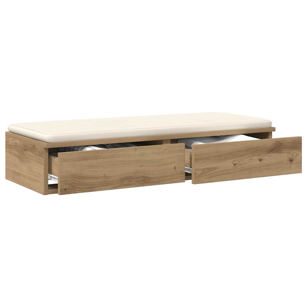 Bettschubladen Artisan-Eiche 100 x 36,5 x 16,5 cm Holzwerkstoff