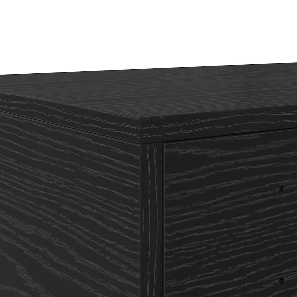 Bettschubladen Schwarz Eichen-Optik 80 x 36,5 x 16,5 cm