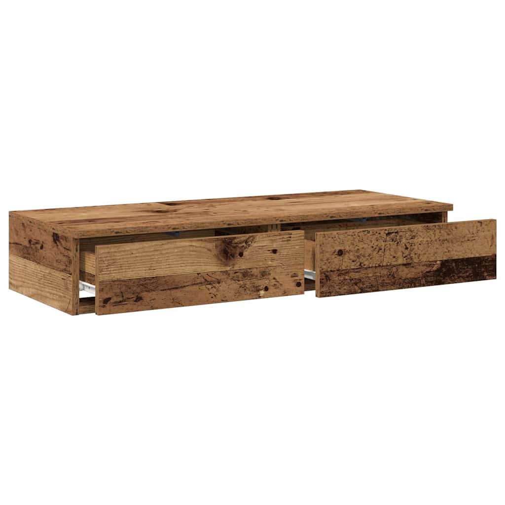 Bettschubladen Altholz 90 x 36,5 x 16,5 cm Holzwerkstoff