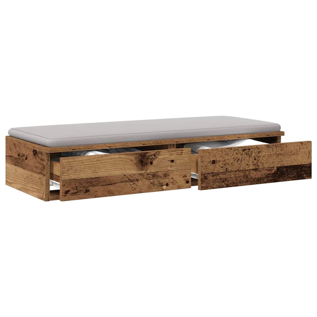 Bettschubladen Altholz 90 x 36,5 x 16,5 cm Holzwerkstoff
