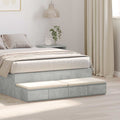 Bettschubladen Beton Grau 120 x 36,5 x 16,5 cm Holzwerkstoff