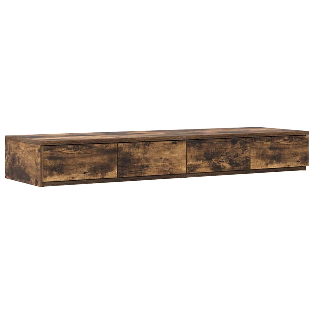 Bettschubladen Geräucherte Eiche 120 x 36,5 x 16,5 cm