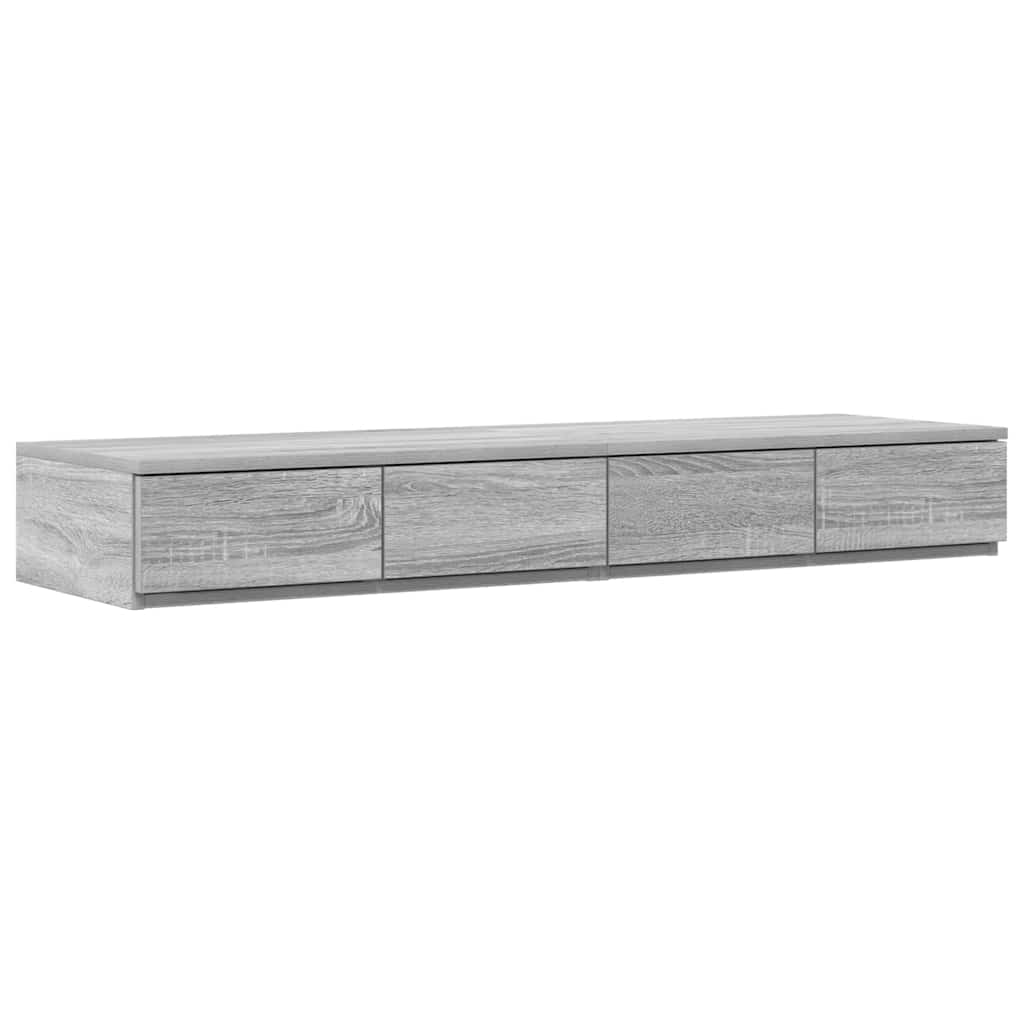 Bettschubladen Graues Sonoma 120 x 36,5 x 16,5 cm Holzwerkstoff