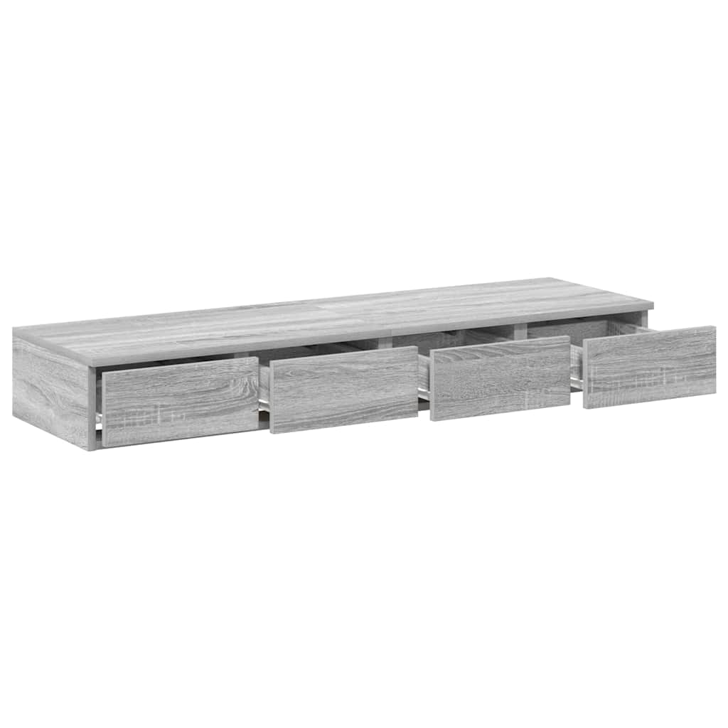 Bettschubladen Graues Sonoma 120 x 36,5 x 16,5 cm Holzwerkstoff