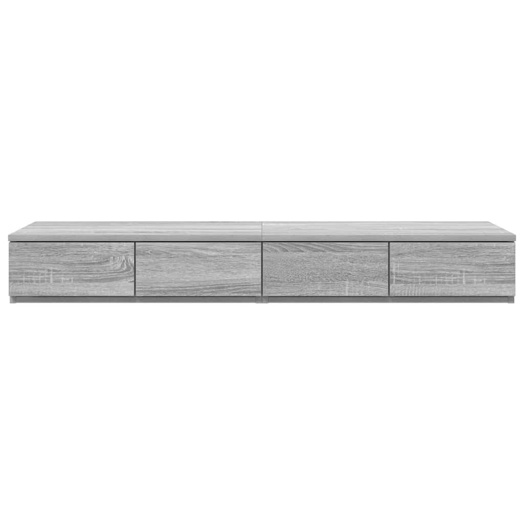 Bettschubladen Graues Sonoma 120 x 36,5 x 16,5 cm Holzwerkstoff