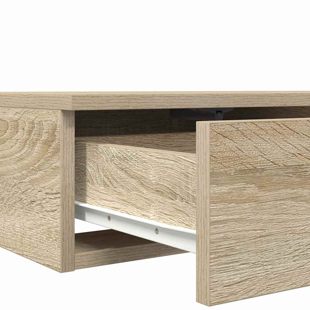 Bettschubladen Sonoma-Eiche 140 x 36,5 x 16,5 cm Holzwerkstoff