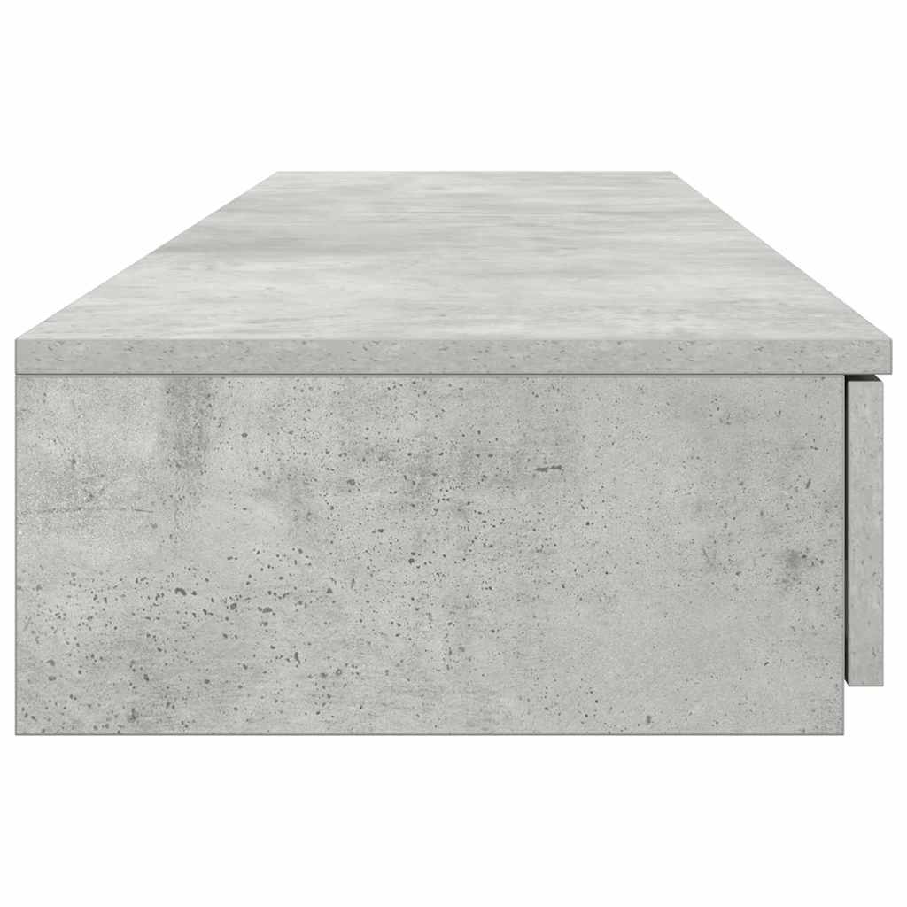 Bettschubladen Beton Grau 140 x 36,5 x 16,5 cm Holzwerkstoff