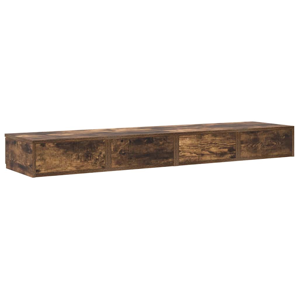 Bettschubladen Geräucherte Eiche 140 x 36,5 x 16,5 cm