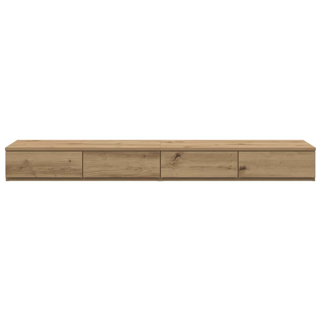 Bettschubladen Artisan-Eiche 160 x 36,5 x 16,5 cm Holzwerkstoff