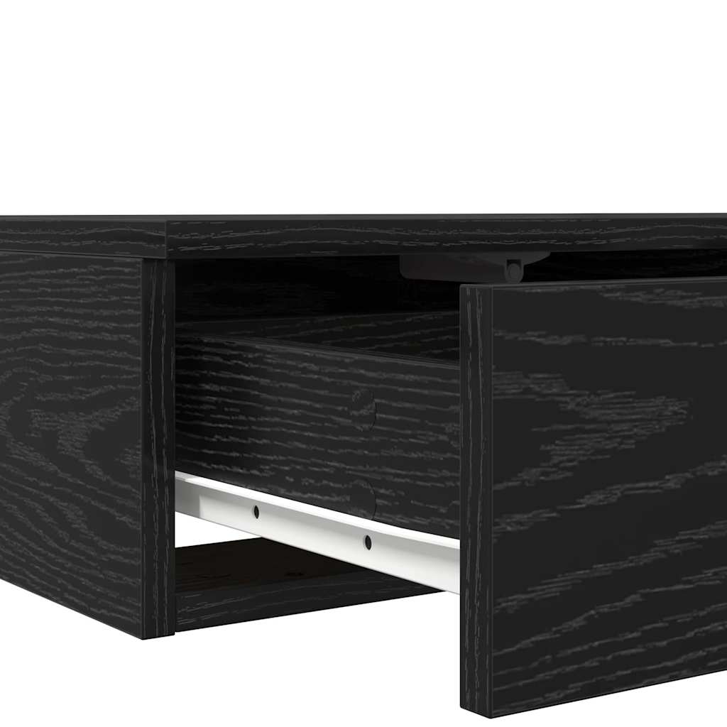 Bettschubladen Schwarz Eichen-Optik 180 x 36,5 x 16,5 cm