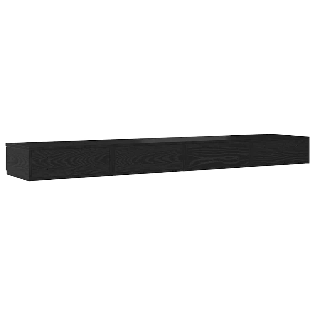 Bettschubladen Schwarz Eichen-Optik 180 x 36,5 x 16,5 cm