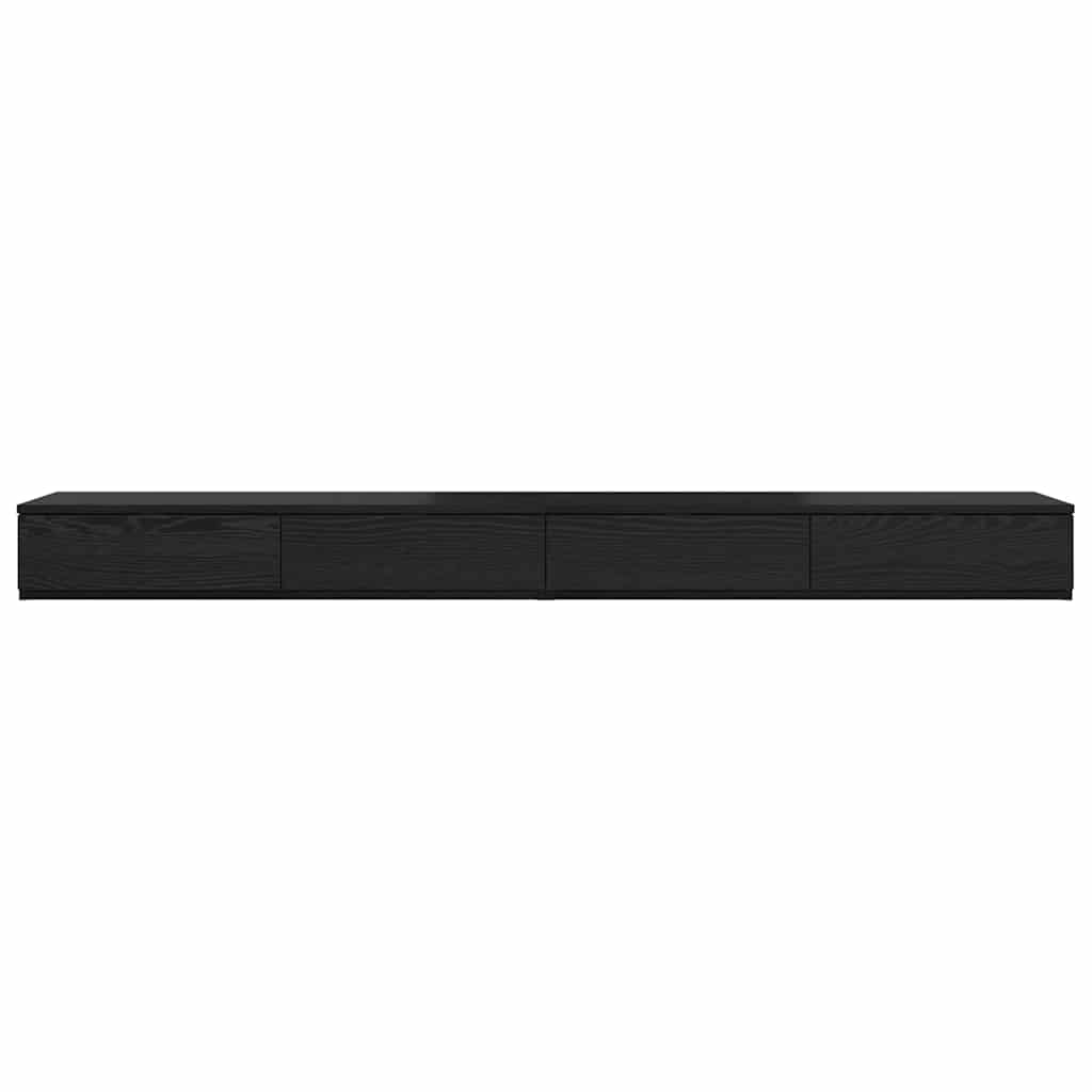 Bettschubladen Schwarz Eichen-Optik 180 x 36,5 x 16,5 cm