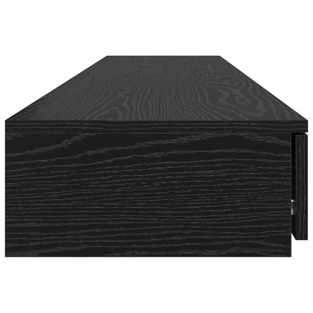 Bettschubladen Schwarz Eichen-Optik 180 x 36,5 x 16,5 cm