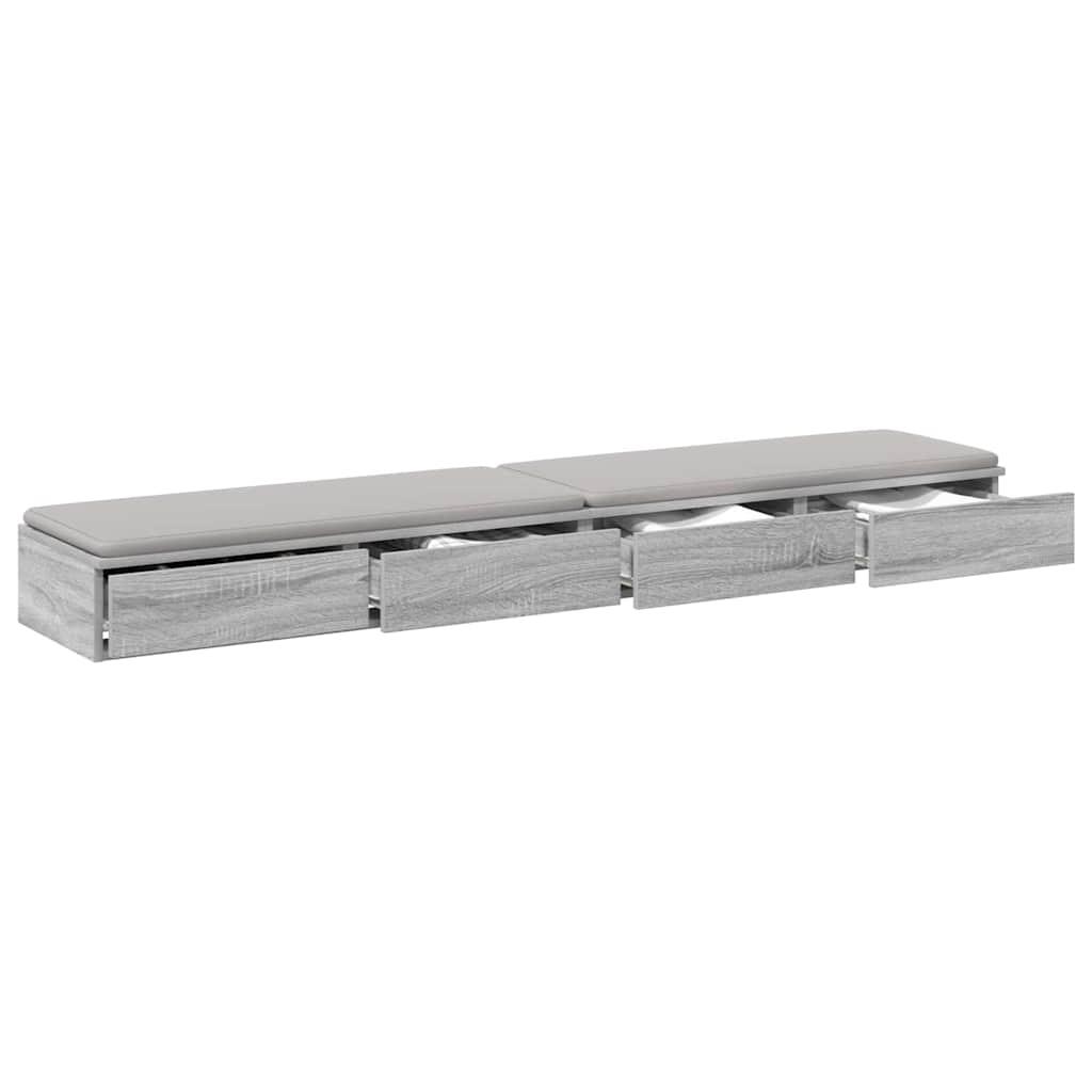 Bettschubladen Graues Sonoma 180 x 36,5 x 16,5 cm Holzwerkstoff