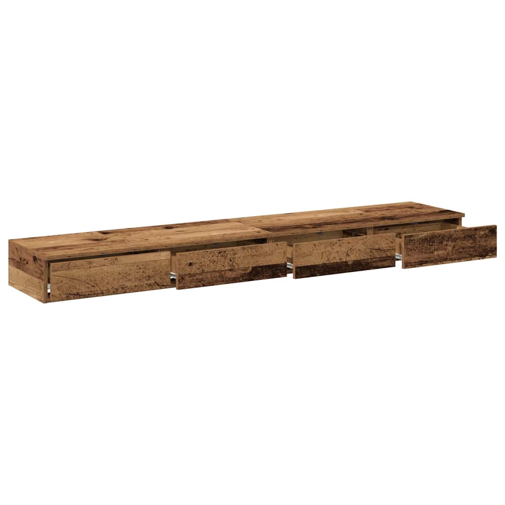 Bettschubladen Altholz 180 x 36,5 x 16,5 cm Holzwerkstoff