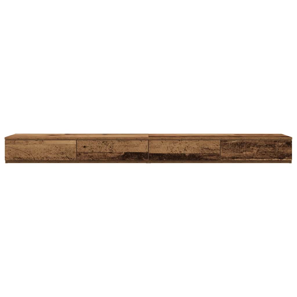 Bettschubladen Altholz 180 x 36,5 x 16,5 cm Holzwerkstoff