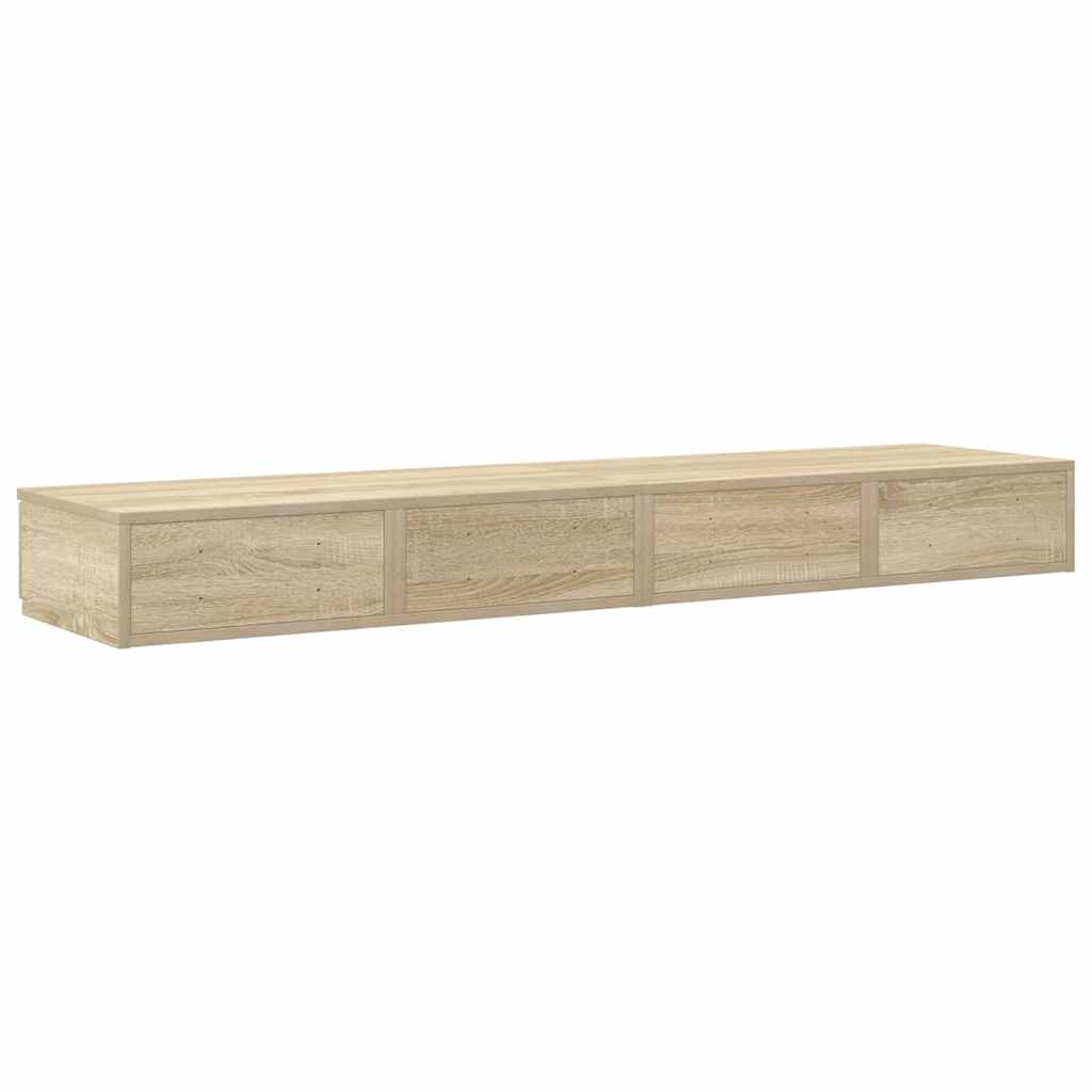 Bettschubladen Sonoma-Eiche 135 x 36,5 x 16,5 cm Holzwerkstoff