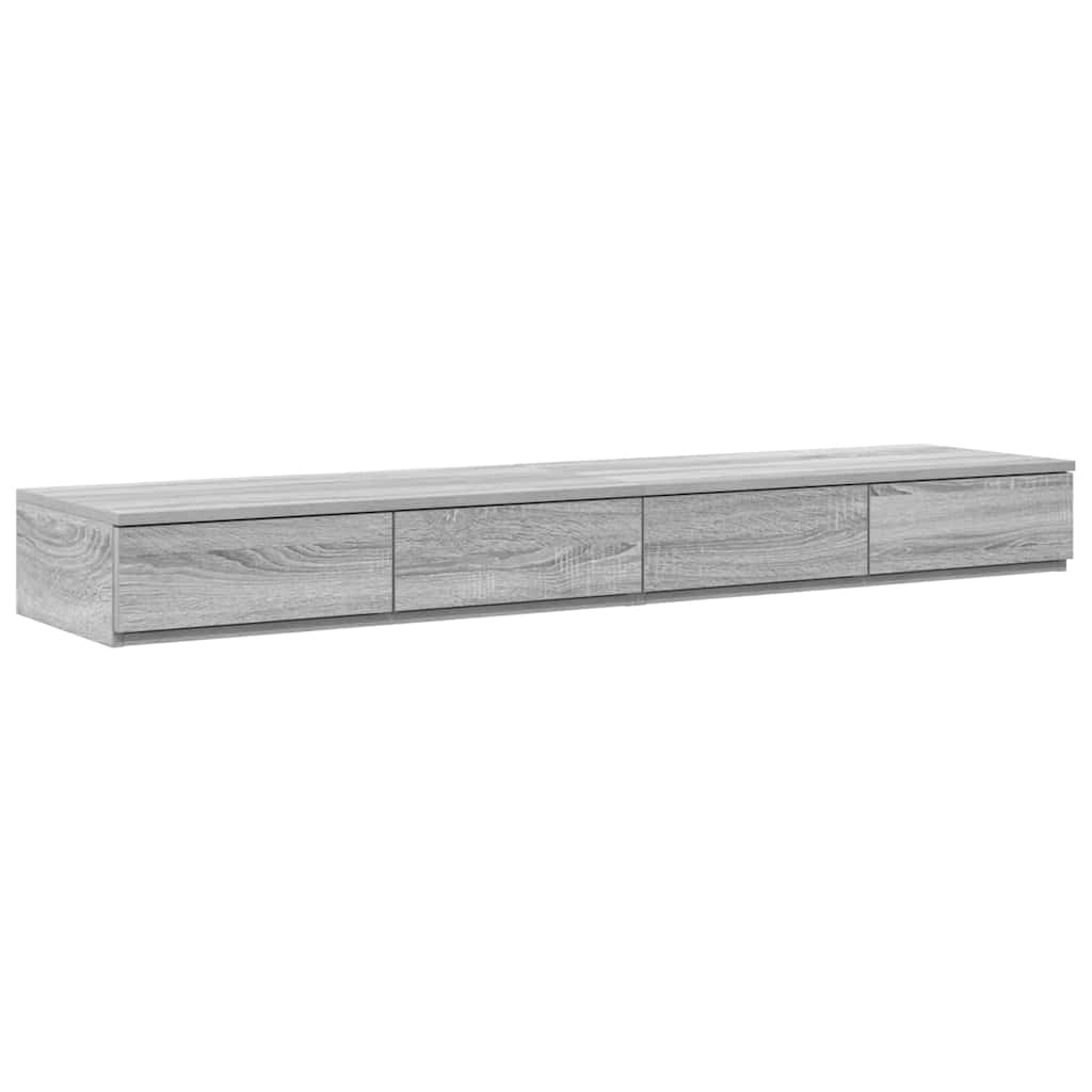 Bettschubladen Graues Sonoma 135 x 36,5 x 16,5 cm Holzwerkstoff