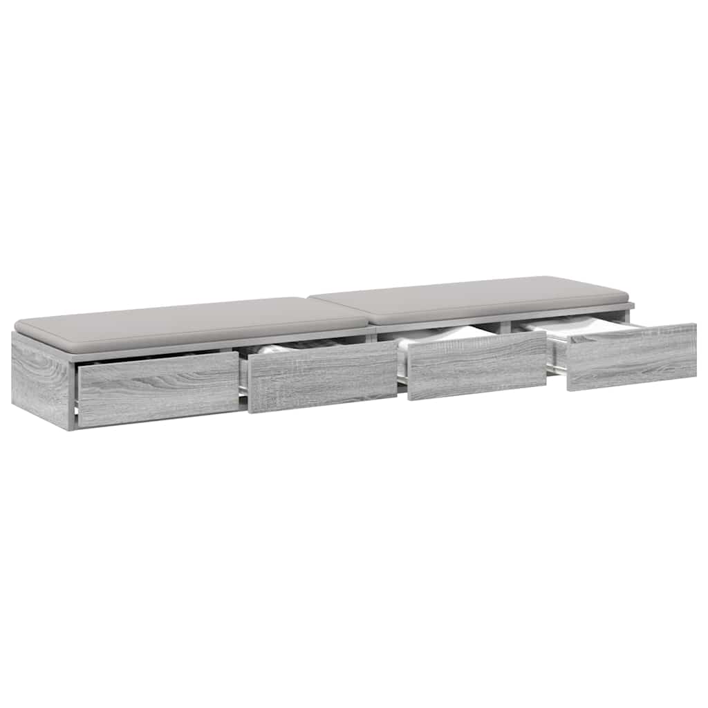 Bettschubladen Graues Sonoma 135 x 36,5 x 16,5 cm Holzwerkstoff
