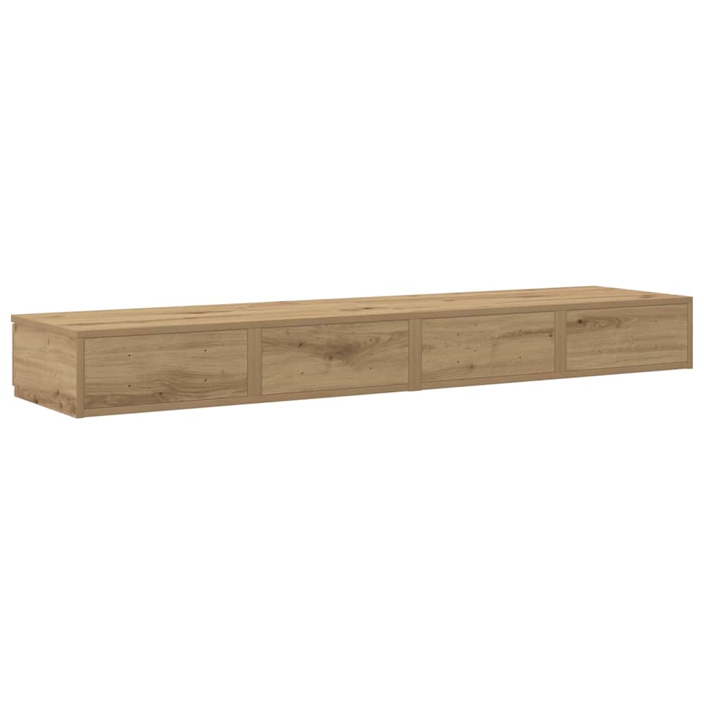 Bettschubladen Artisan-Eiche 135 x 36,5 x 16,5 cm Holzwerkstoff