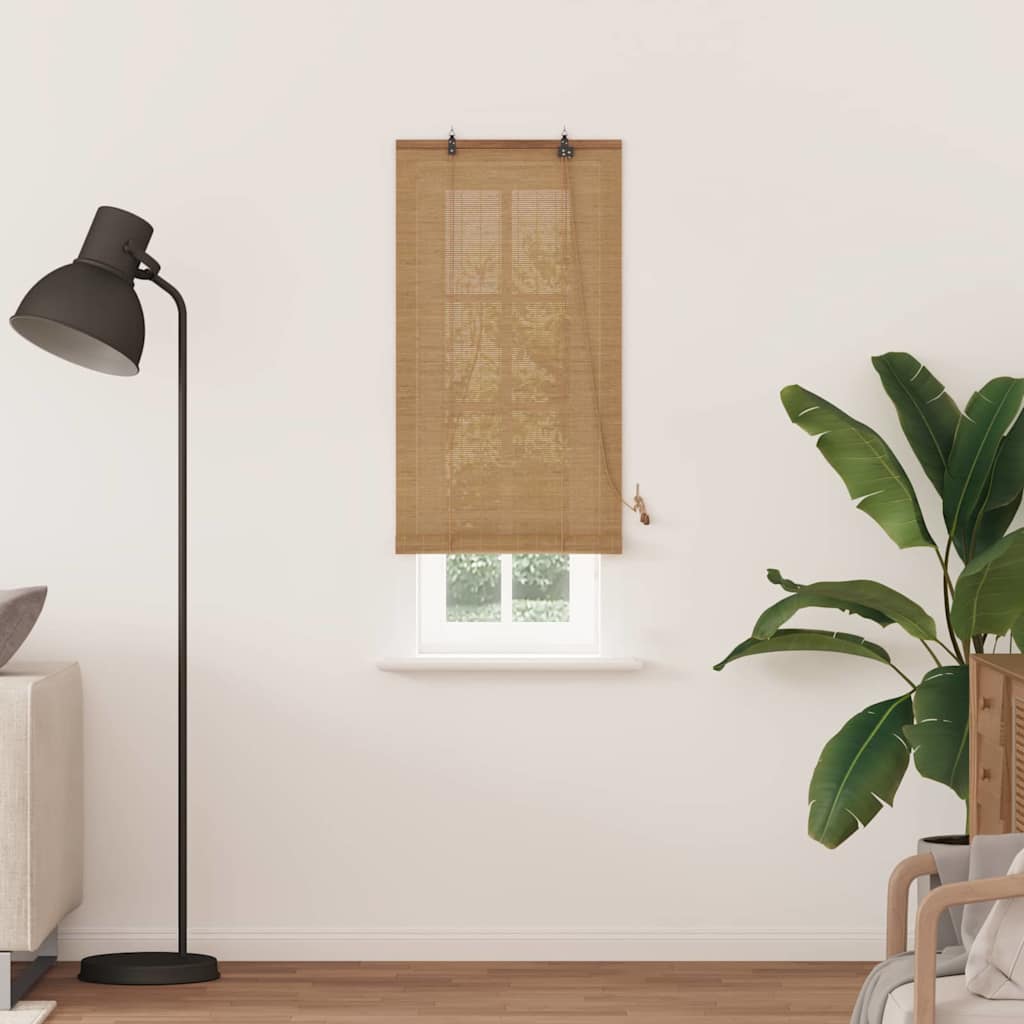 Rollo Braun 60 x 220 cm Bambus