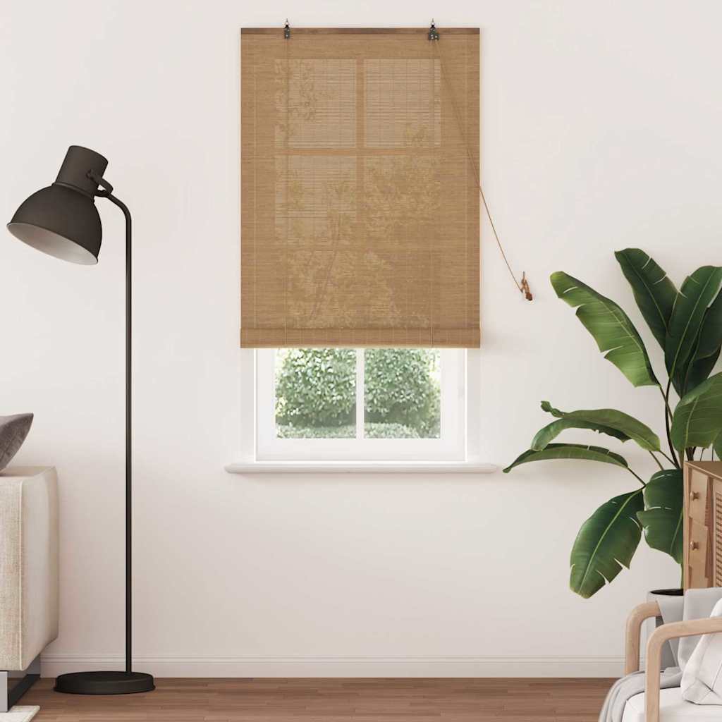 Rollo Braun 80 x 220 cm Bambus