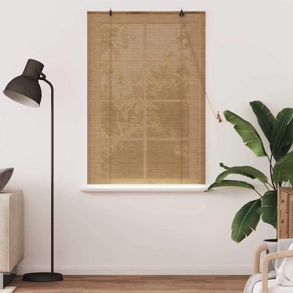 Rollo Braun 110 x 160 cm Bambus