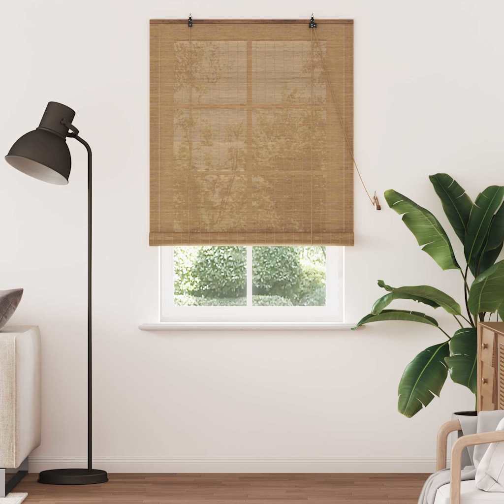Rollo Braun 120 x 220 cm Bambus