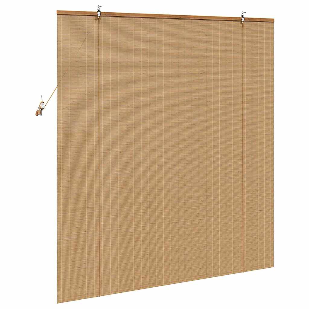 Rollo Braun 140 x 160 cm Bambus