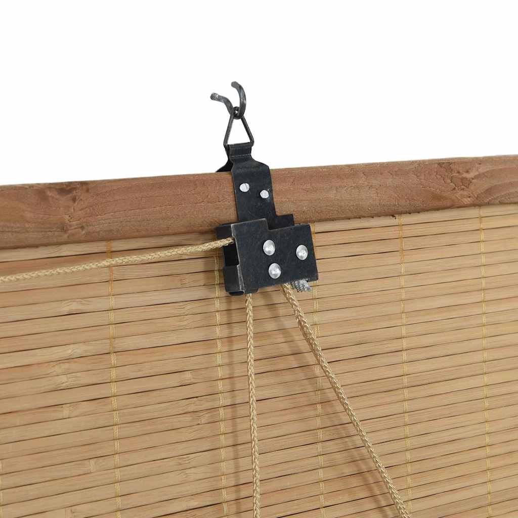 Rollo Braun 140 x 220 cm Bambus