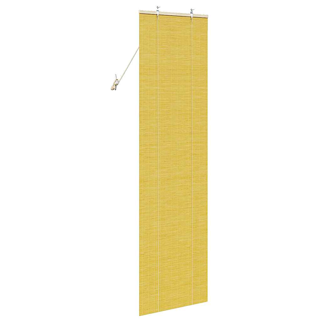 Rollo Gelb 60 x 220 cm Bambus