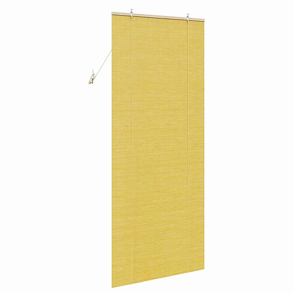 Rollo Gelb 80 x 220 cm Bambus