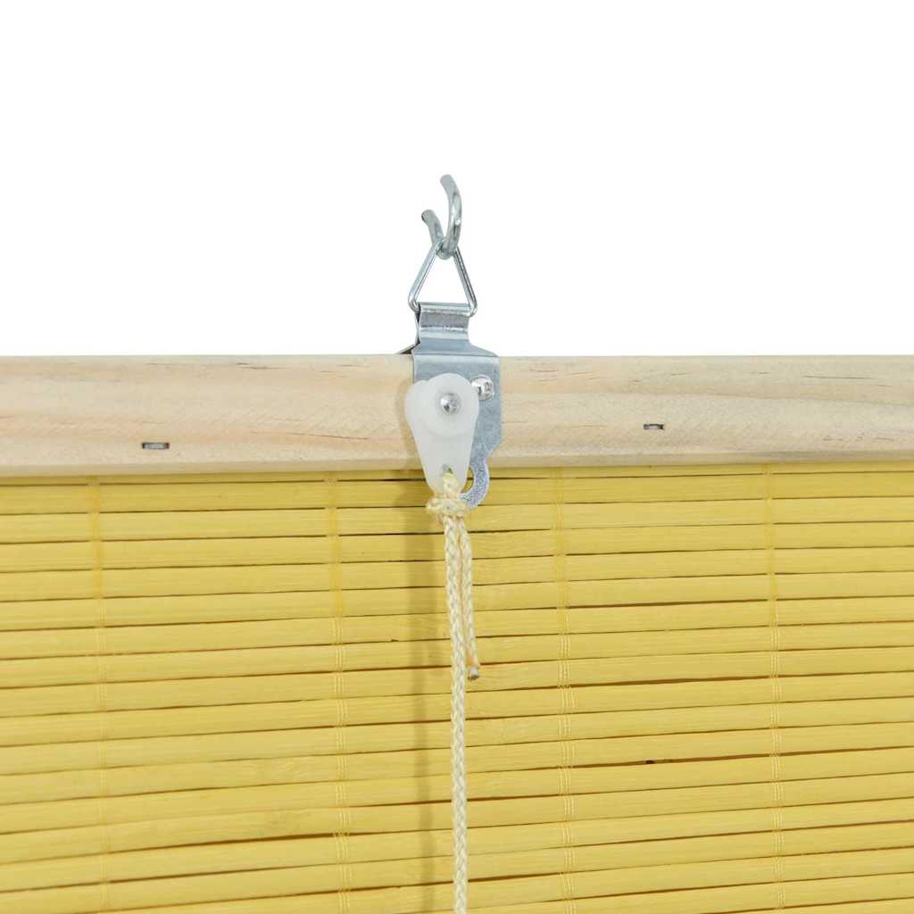 Rollo Gelb 90 x 220 cm Bambus
