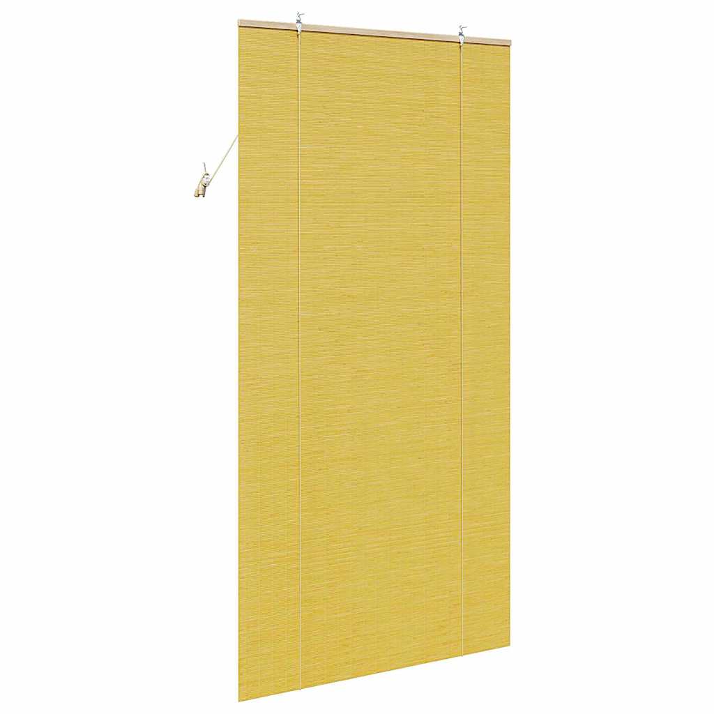 Rollo Gelb 120 x 220 cm Bambus