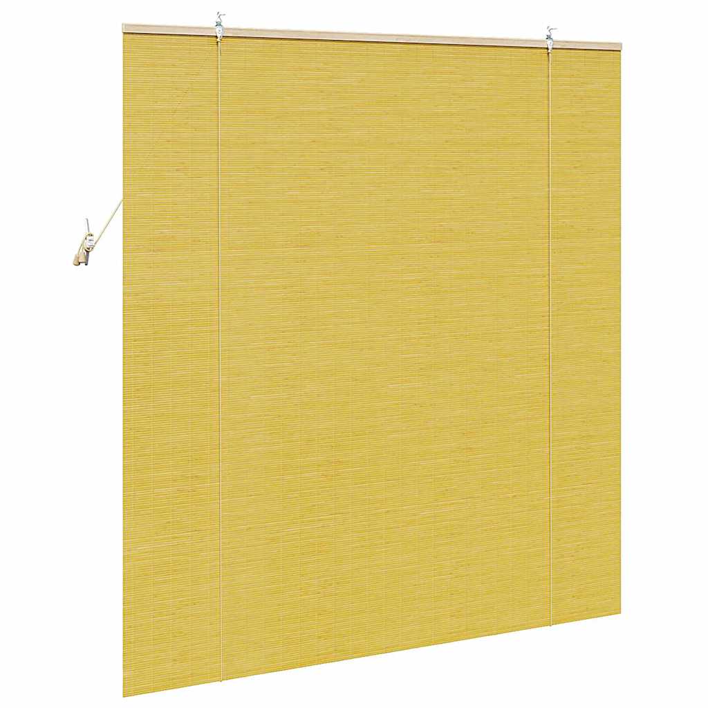 Rollo Gelb 140 x 160 cm Bambus