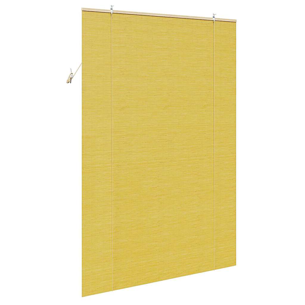 Rollo Gelb 150 x 220 cm Bambus