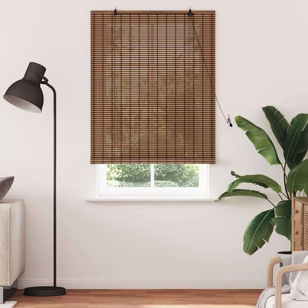 Rollo Braun 110 x 220 cm Bambus