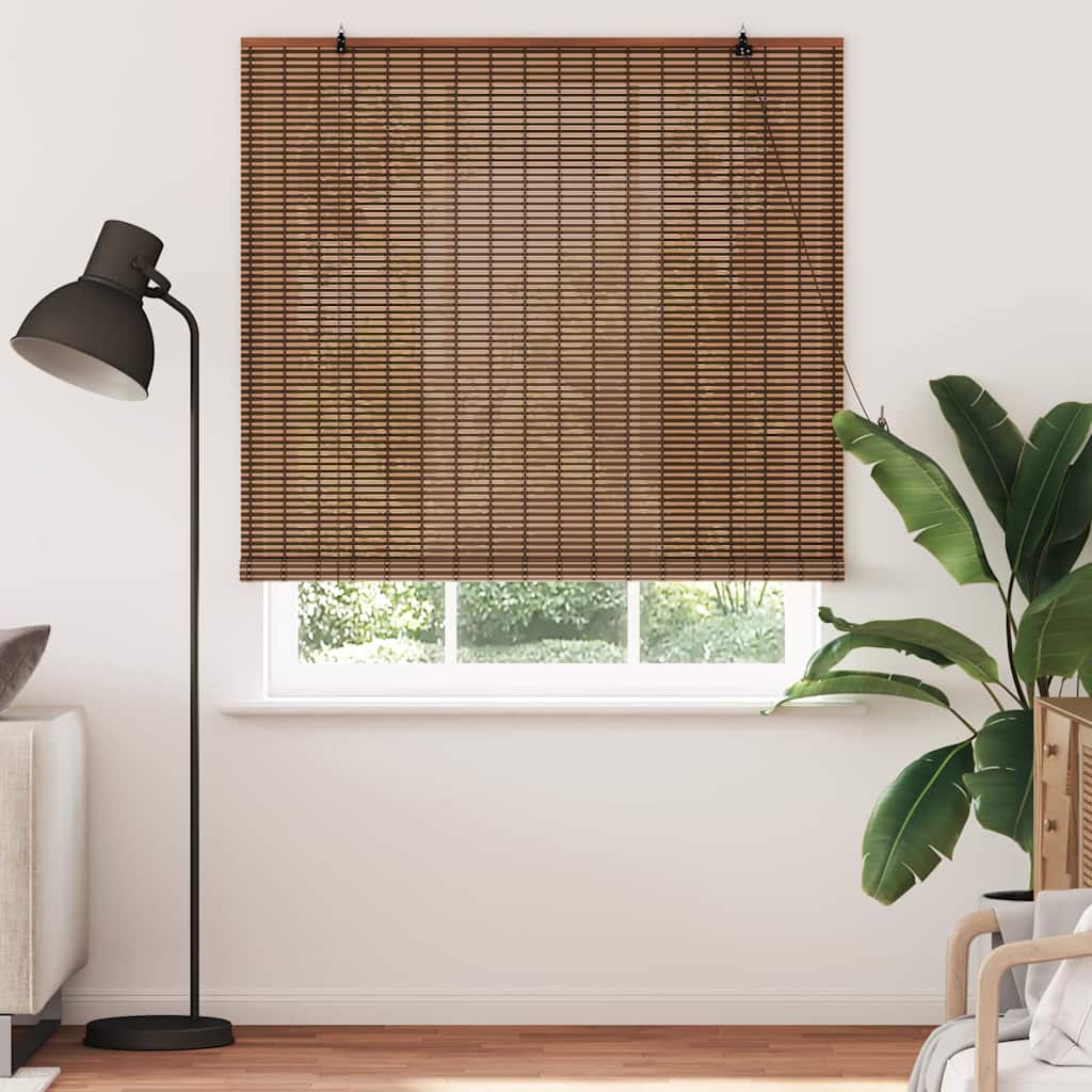 Rollo Braun 140 x 220 cm Bambus