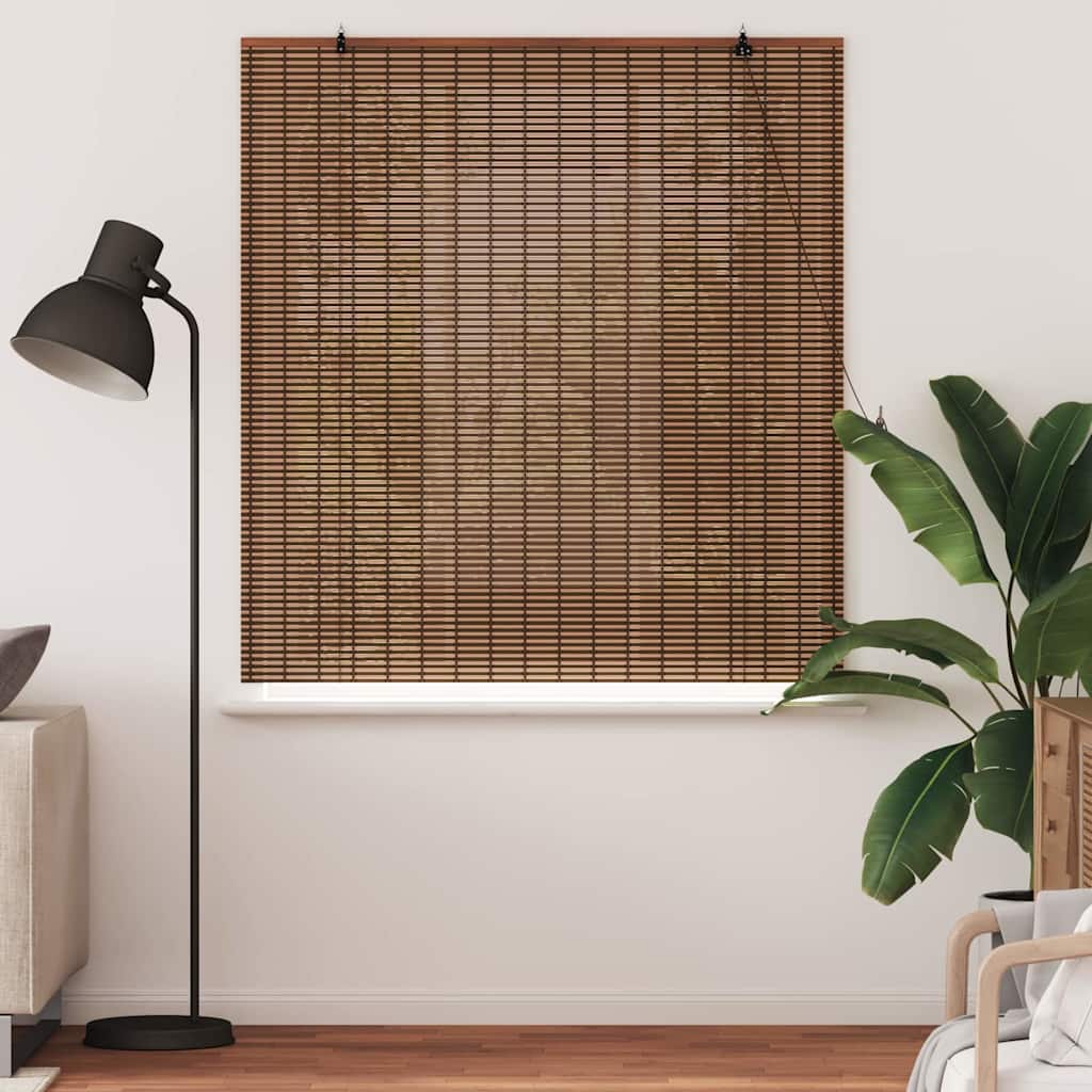 Rollo Braun 150 x 160 cm Bambus