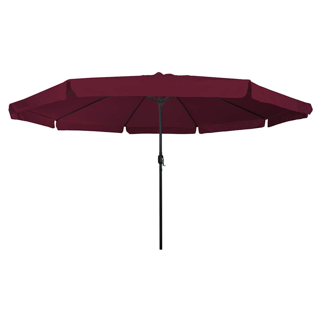 Garten-Sonnenschirm Bordeauxrot 394 x 394 x 248 cm