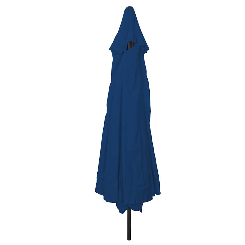 Garten-Sonnenschirm Azurblau 394 x 394 x 248 cm