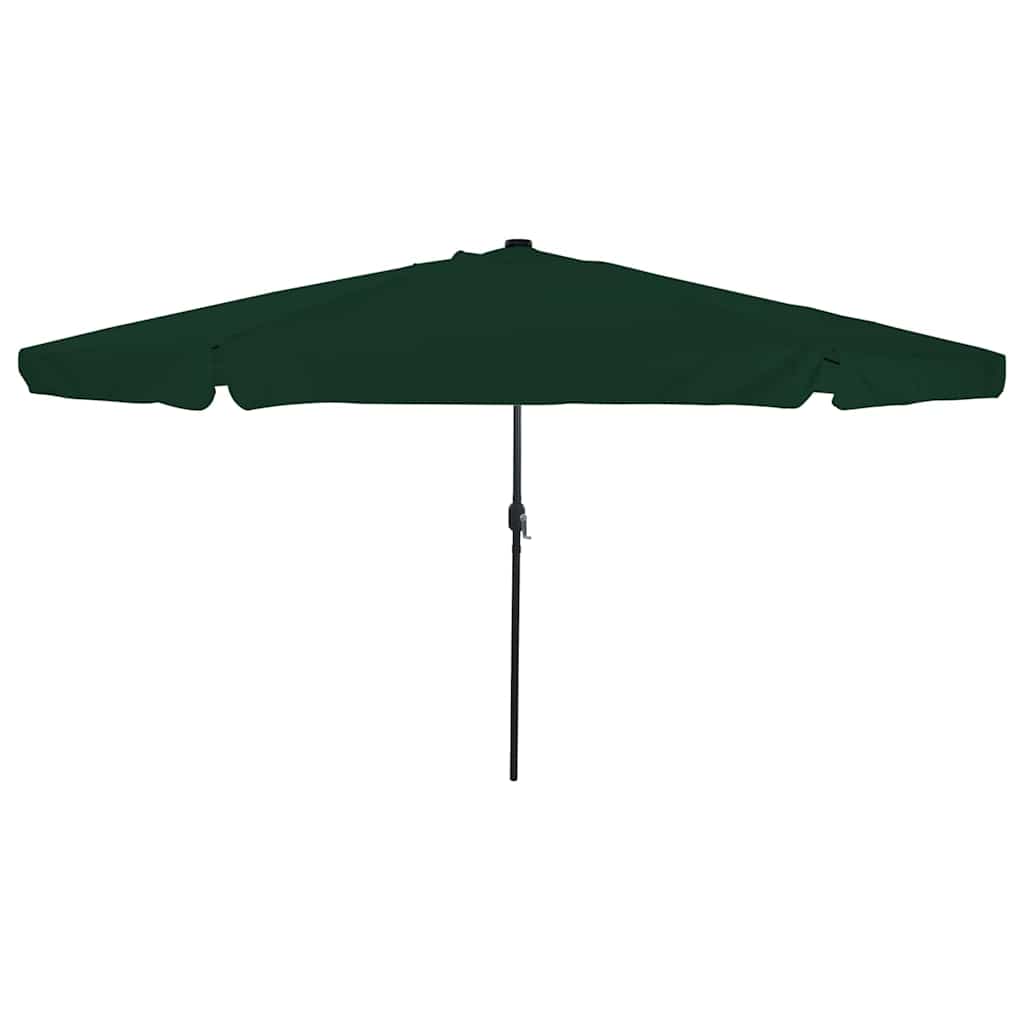 Garten-Sonnenschirm Grün 395 x 395 x 245 cm Polyester