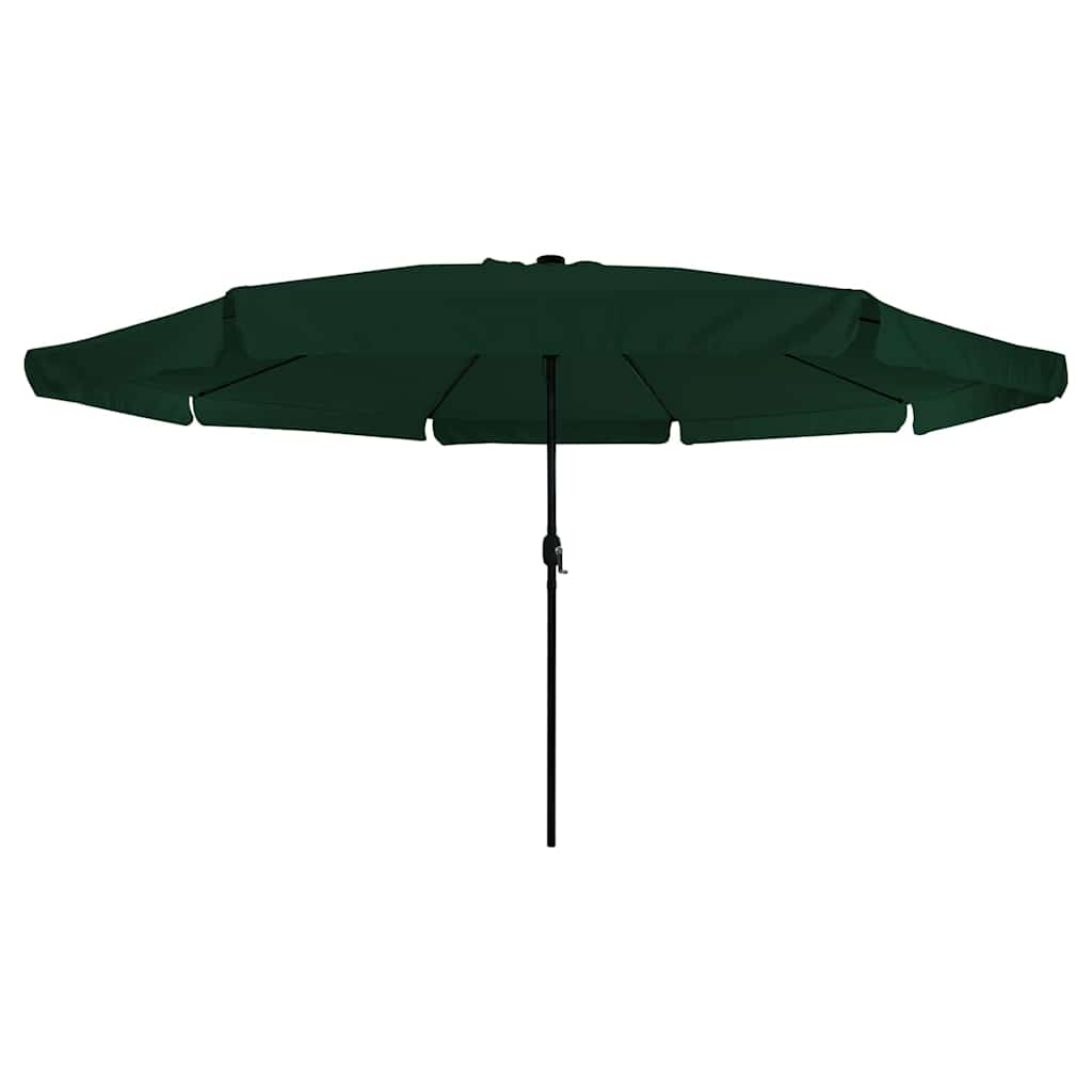 Garten-Sonnenschirm Grün 395 x 395 x 245 cm Polyester