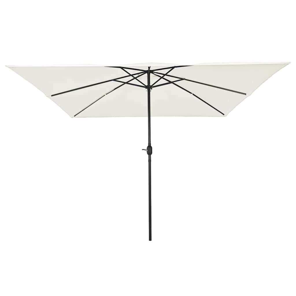 Garten-Sonnenschirm Sand 295 x 295 x 245 cm Polyester und Stahl